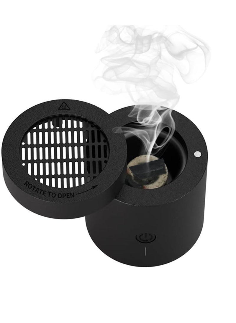 Houmt Rechargeable Electric Bakhoor Burner Portable USB Incense Burner for Oud Home Car Office Use Long Battery Life Muslim Gift - Image 1